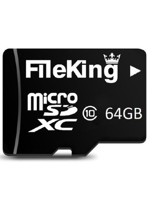 FileKing 64GB Micro SD XC Memory Card. anw