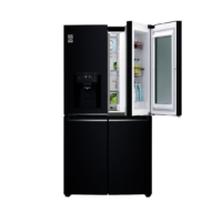 SEO friendly alt text: LG GR-X31FMQHL 889L InstaView™ Door In Door® Side by Side Refrigerator - Sleek and modern refrigerator with InstaView™ technology and Door In Door® feature.