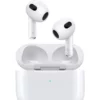 SEO-friendly alt text for image: The new AirPods (3rd generation) featuring wireless earbuds in a sleek white case.