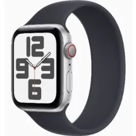 Apple Watch SE GPS 44mm Midnight Aluminium Case with Midnight Sport Band - Regular: Sleek and stylish smartwatch featuring a midnight blue aluminium case and a comfortable midnight sport band, perfect for everyday wear.