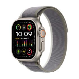 Apple Watch Ultra 2 LTE 49mm Titanium in Green Gray with Trail Loop - Product Image