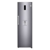 LG GC-F411ELDM 411L Single Door Refrigerator: sleek stainless steel design with large capacity, ideal for efficient food storage and organization.