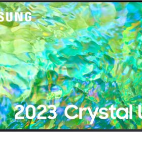 High-definition Samsung 85 LED TV with 4K resolution, Crystal UHD technology, and SMART functionality for an immersive and advanced viewing experience in 2023.
