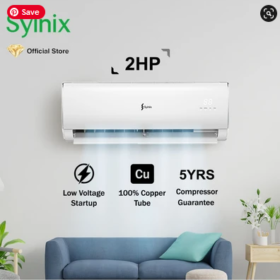Syinix 2 HP Air Conditioner Split With Kit - R410: High-performance air conditioning unit with complete installation kit for efficient cooling