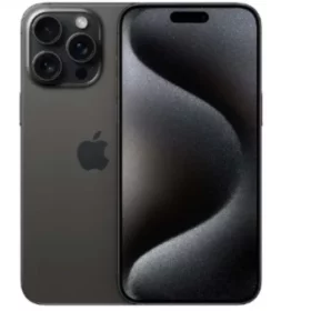 iPhone 15 Plus 128GB Black - Front view of the sleek and stylish black iPhone 15 Plus with 128GB storage, highlighting its modern design and outstanding features.