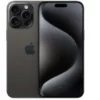 High-resolution image showcasing the sleek design of the iPhone 15 Pro Max 512GB in Black Titanium finish