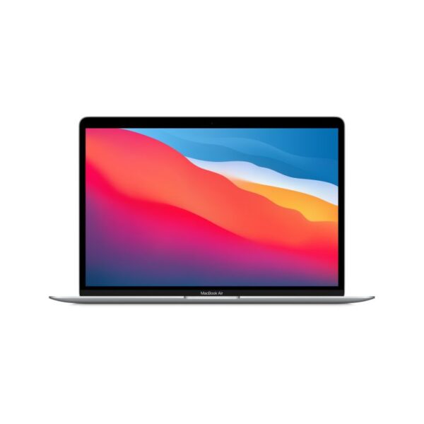 High-quality image of a sleek and stylish silver MacBook, perfect for tech enthusiasts and modern professionals.